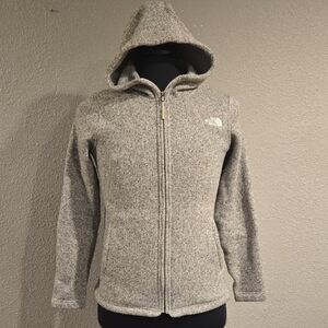 The North Face Women's Heather Gray Hooded Utility Jacket